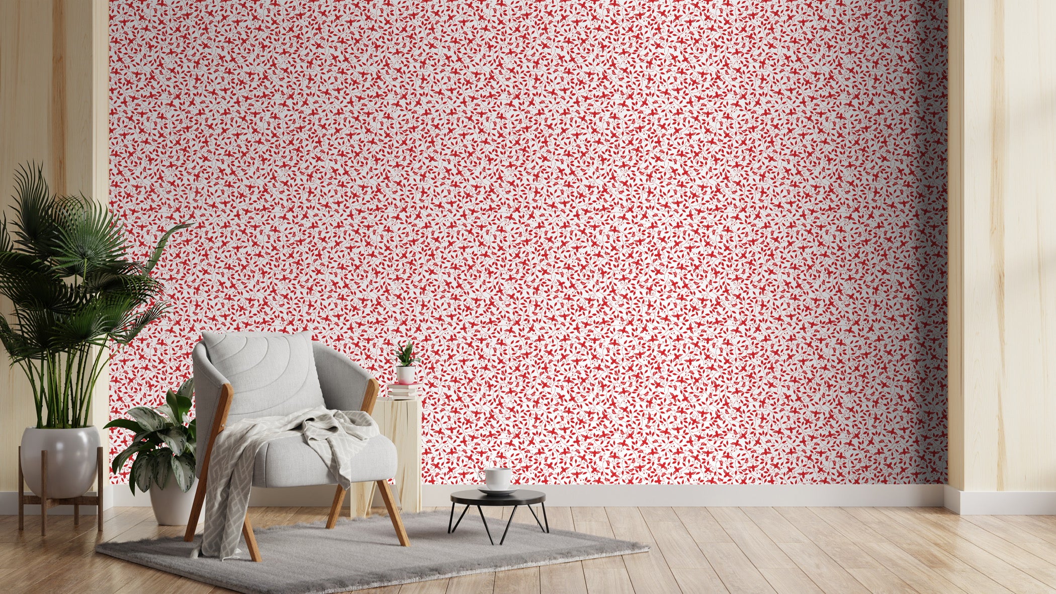 Berry Colored Fabric, Wallpaper and Home Decor