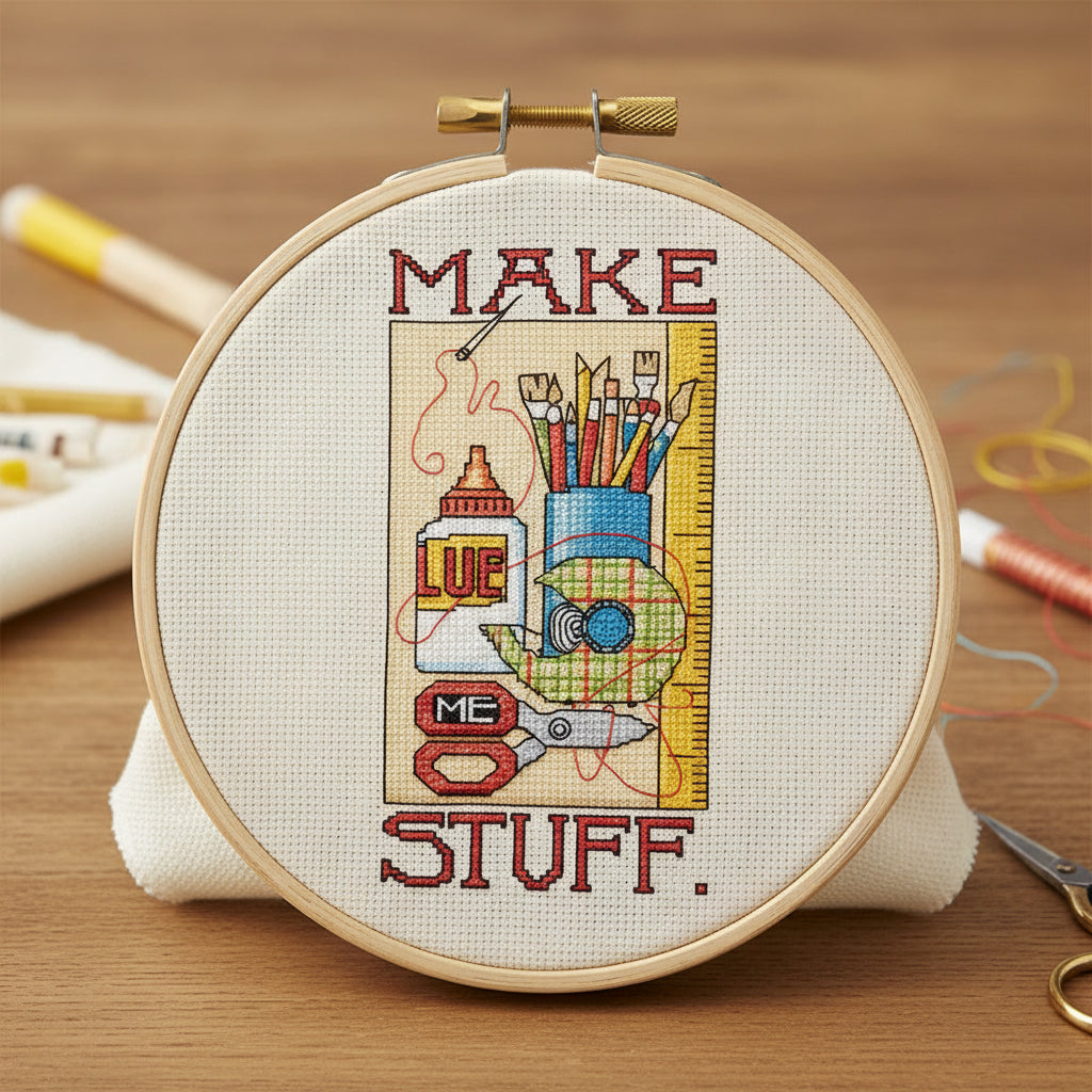 Make Stuff Cross Stitch Kit