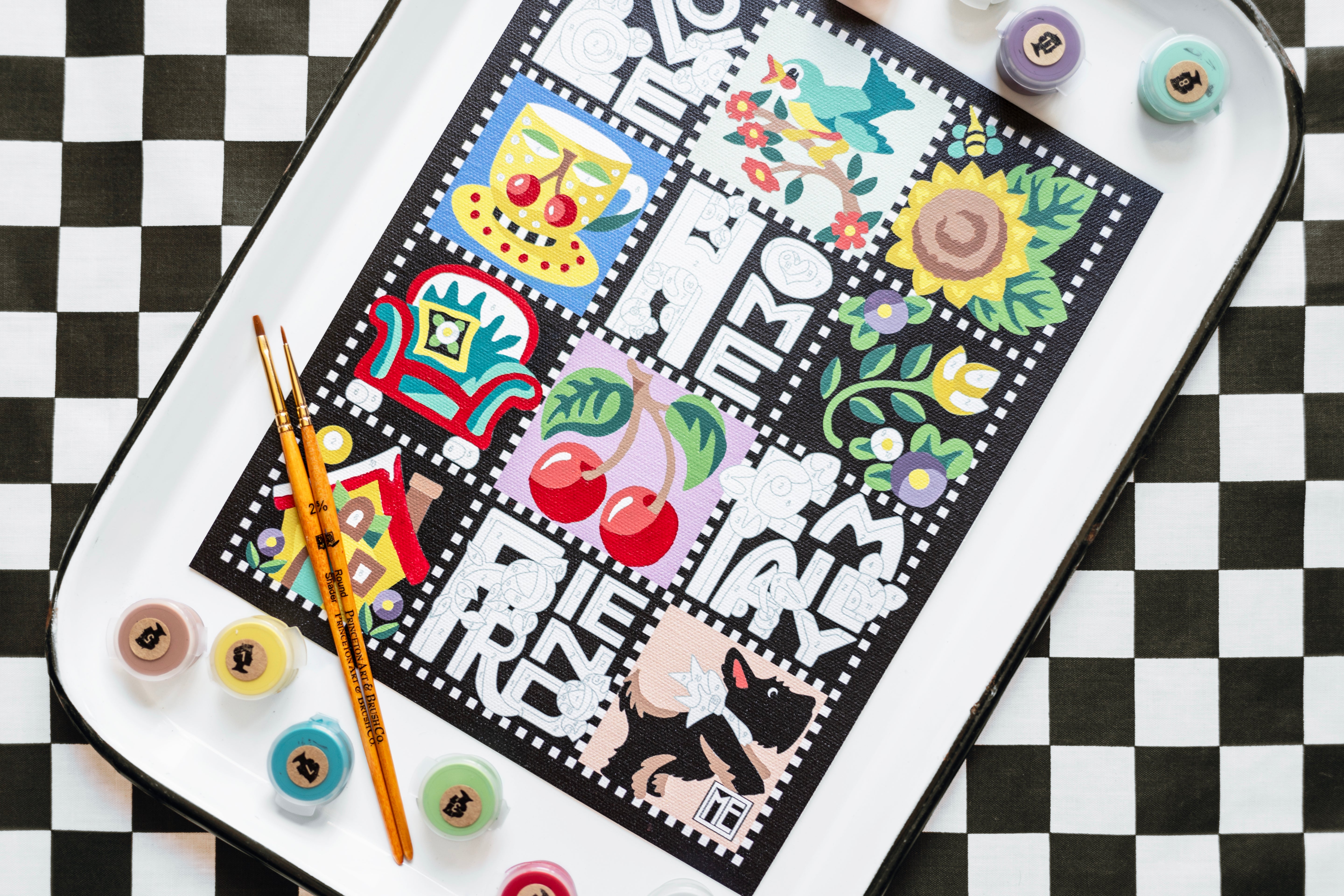 Mary's Quilt Paint-By-Number Kit