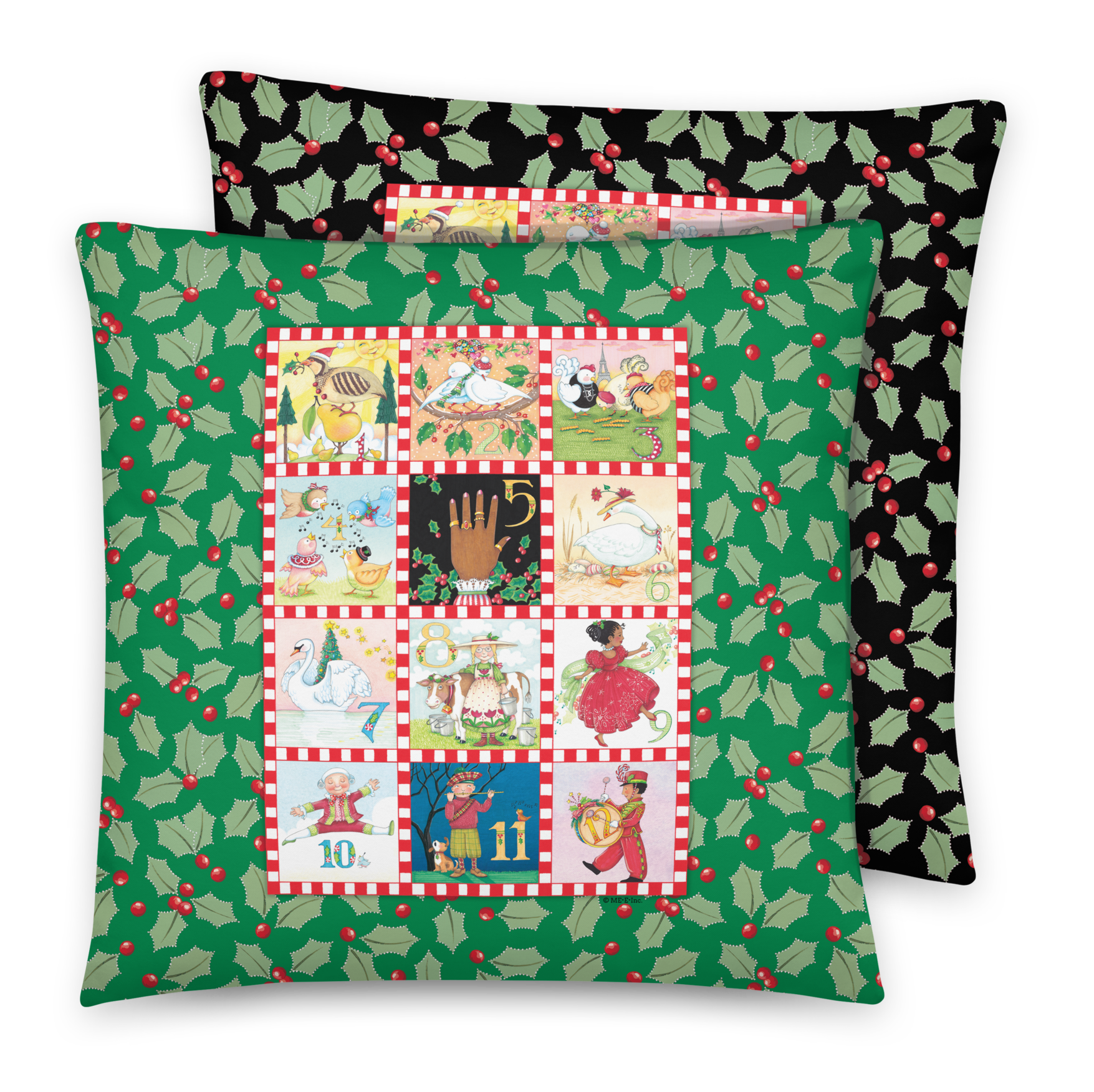 12 Days of Christmas Pillow