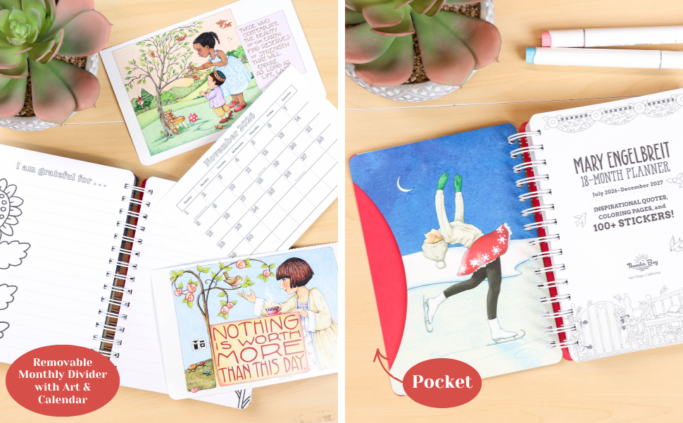 18-Month Coloring Planner