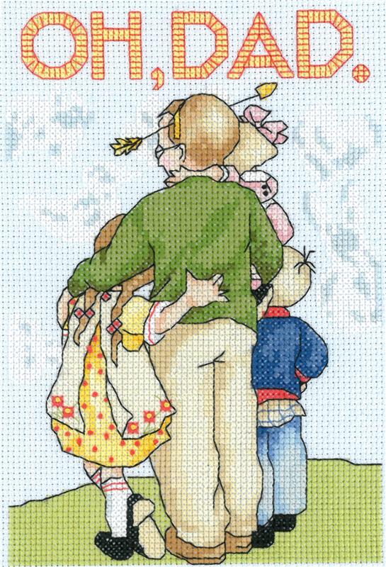 Oh Dad! Counted Cross Stitch Kit