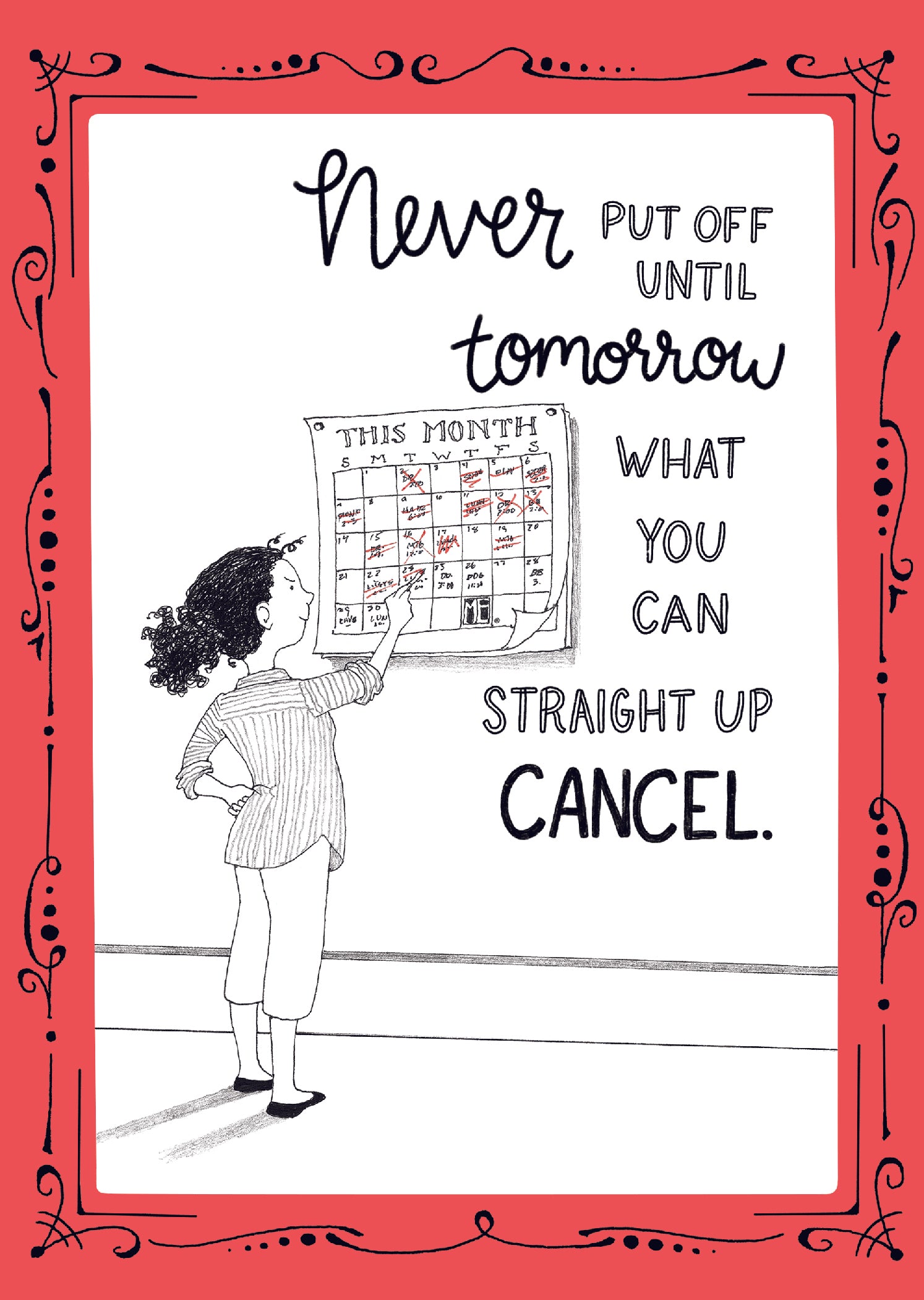Put It Off Card