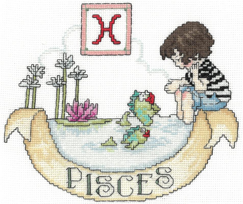 Pisces Counted Cross Stitch Leaflet