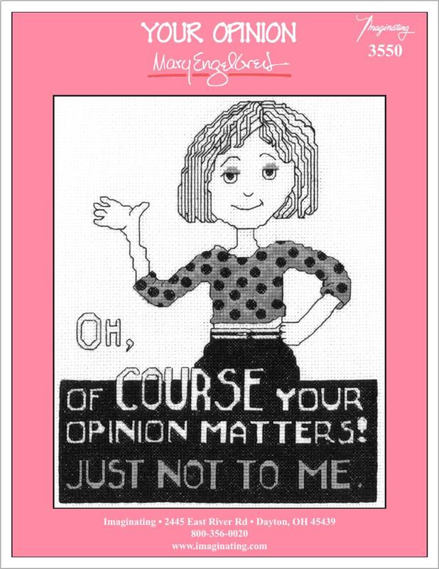 Your Opinion Counted Cross Stitch Leaflet