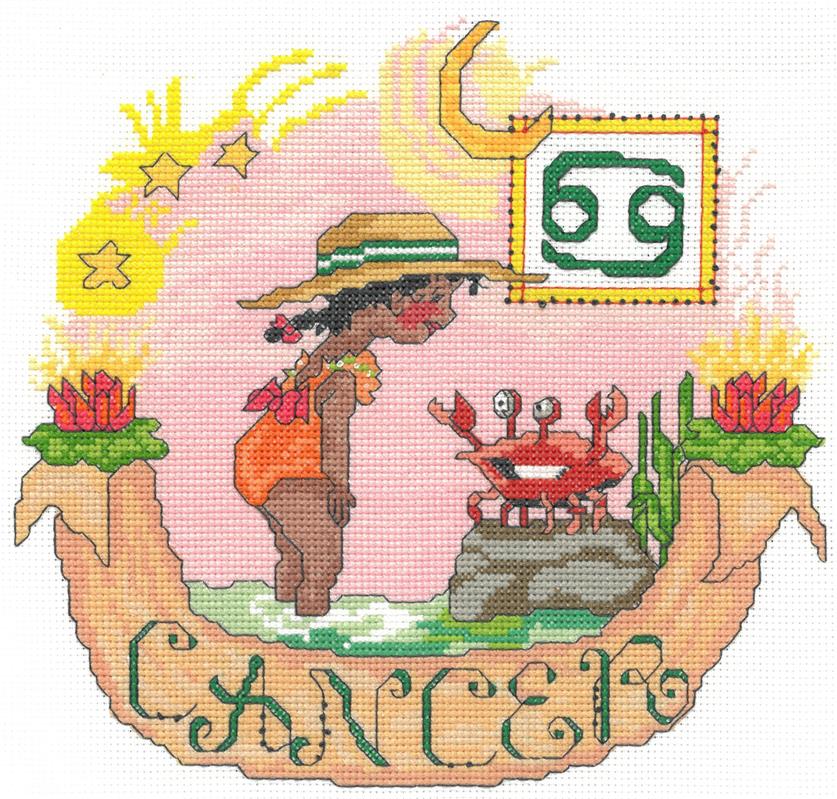 Cancer Counted Cross Stitch Leaflet