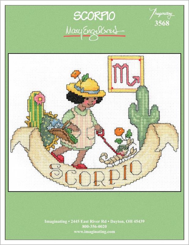Scorpio Counted Cross Stitch Leaflet