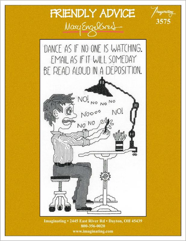 Friendly Advice Counted Cross Stitch Leaflet