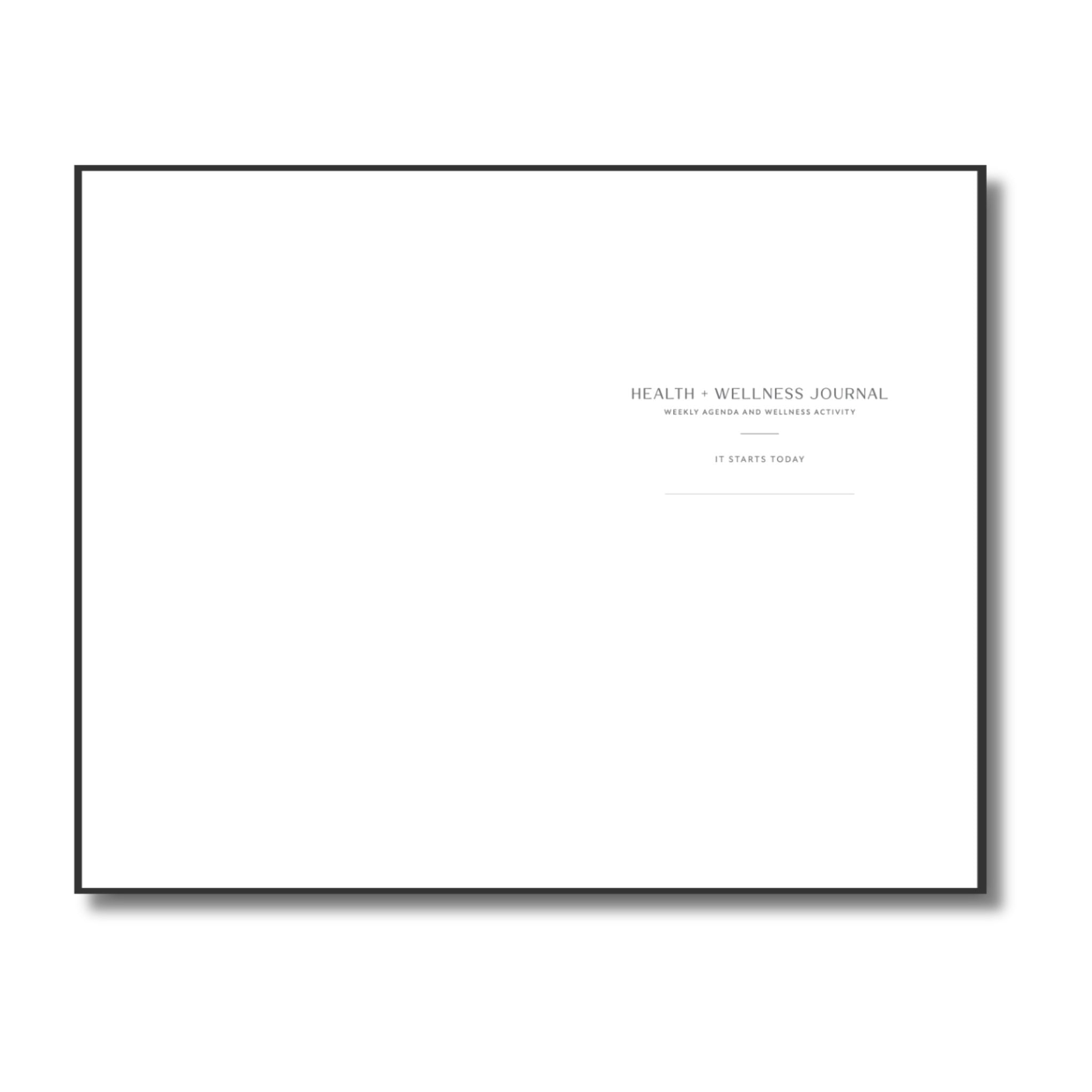 Feel Good, Health + Wellness Planner