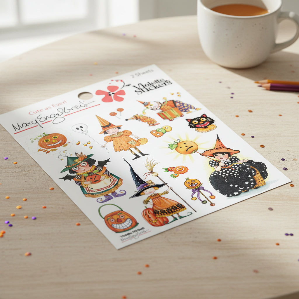 Mary's Witches Sticker Sheet