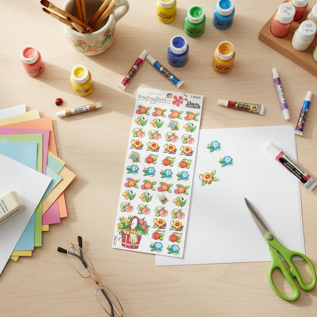 Mary's Garden Sticker Sheet