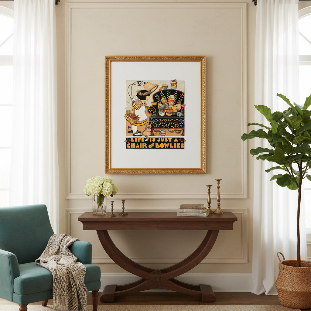 Chair of Bowlies Fine Art Print