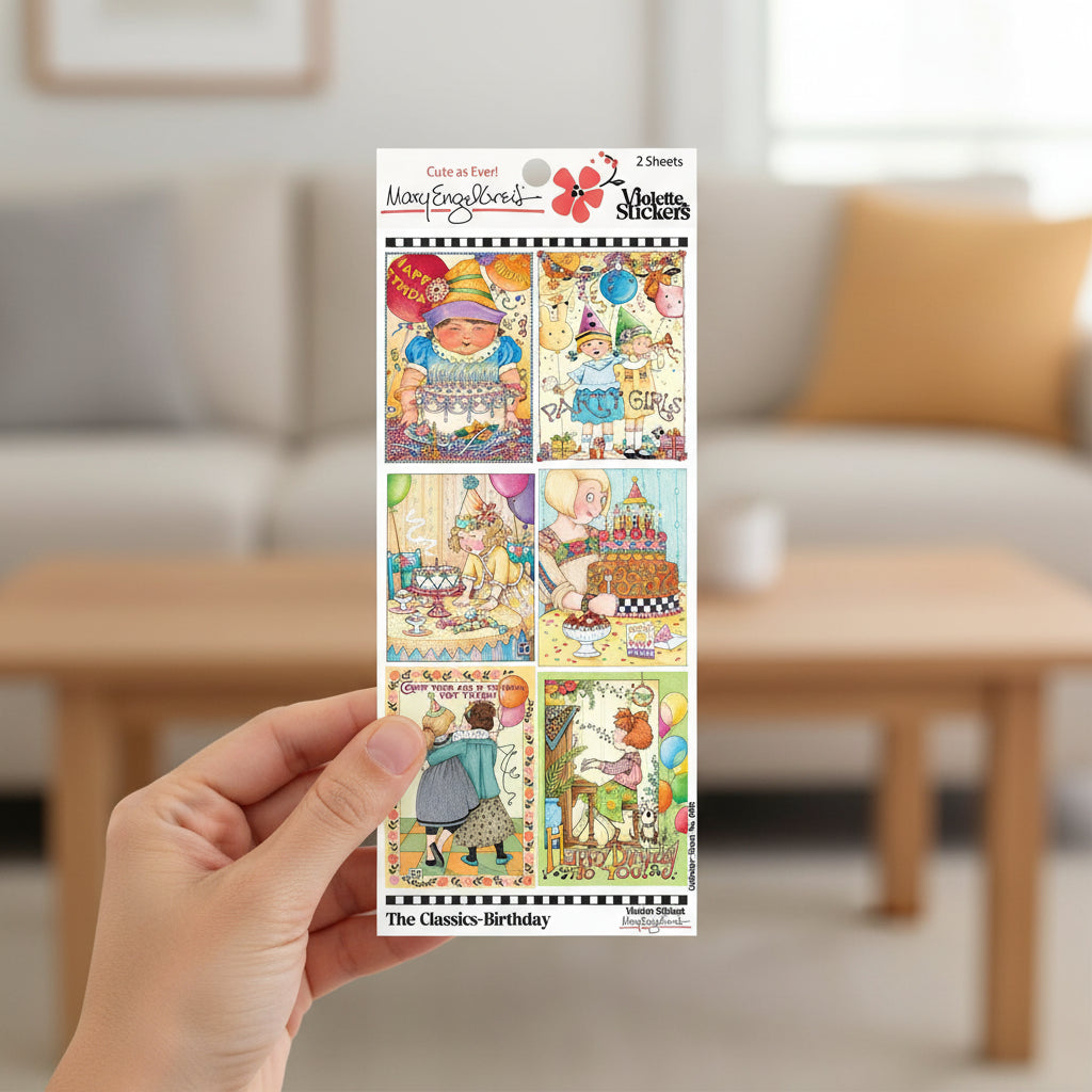 ME Classics Birthday Sticker Sheet