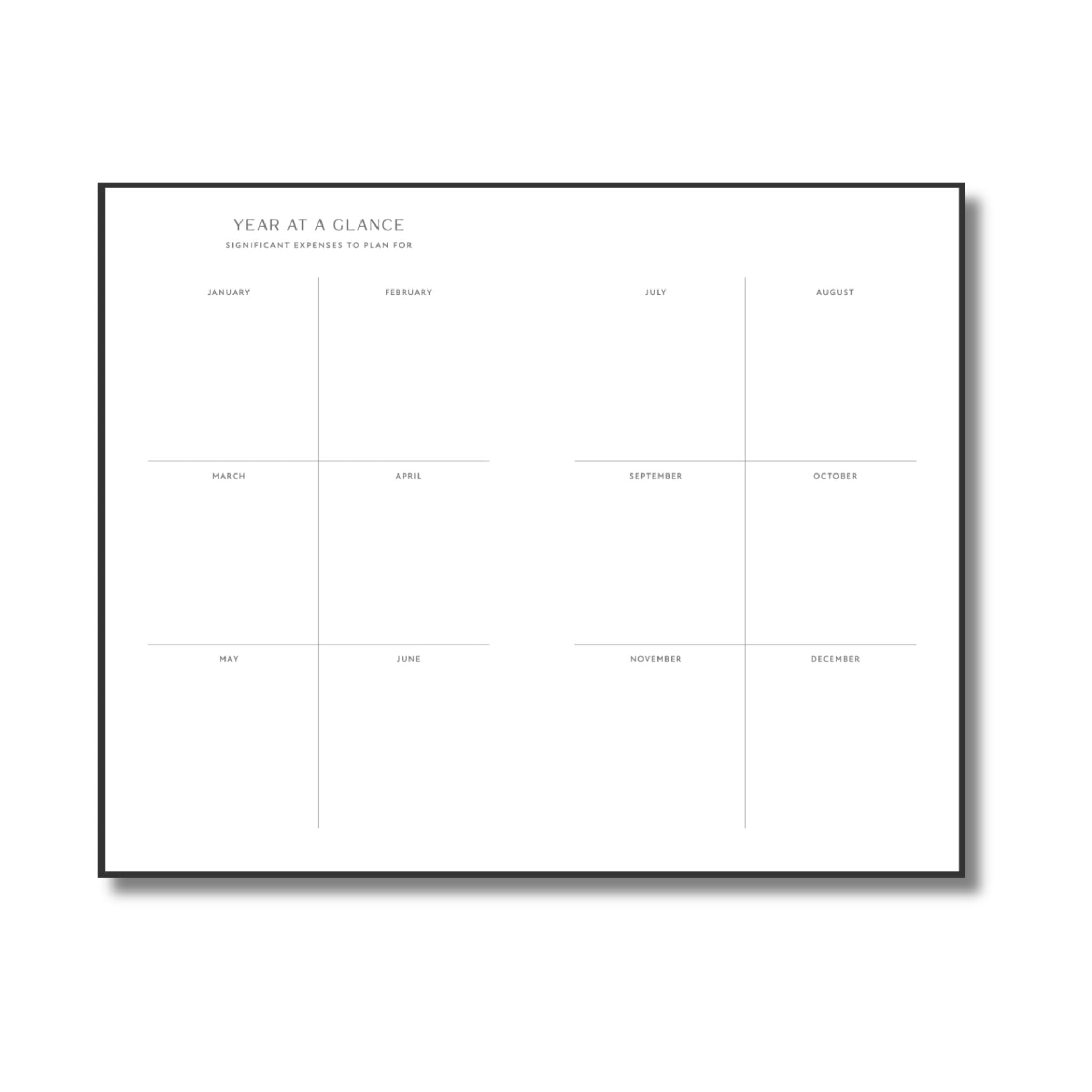 Make It Make Cents, Budget Planner