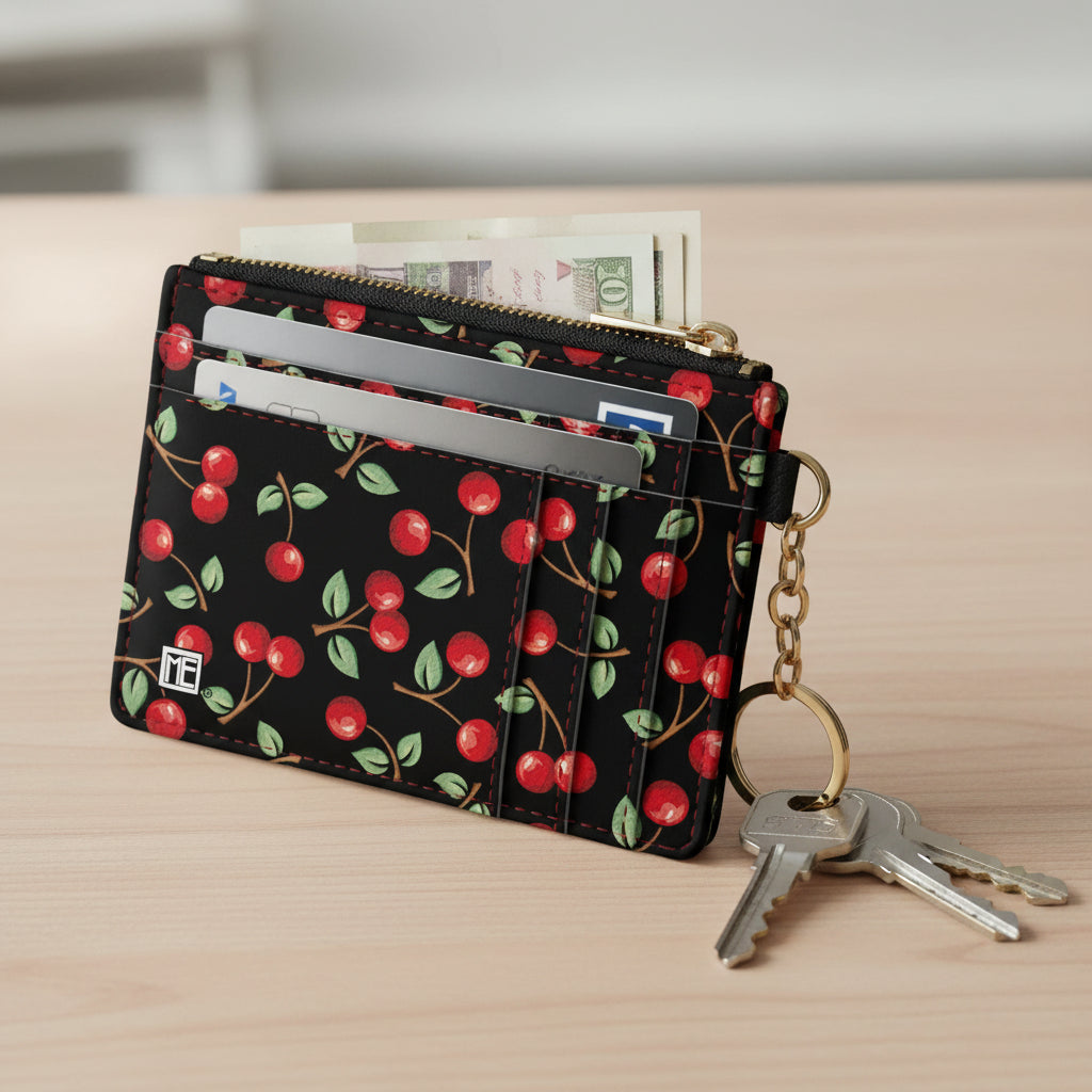 Cherries Key Chain Wallet