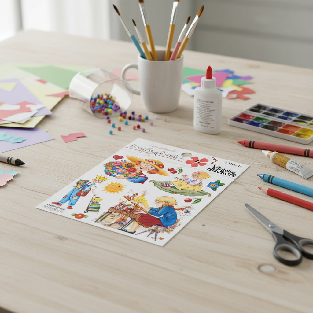 Mary's Art Sticker Sheet