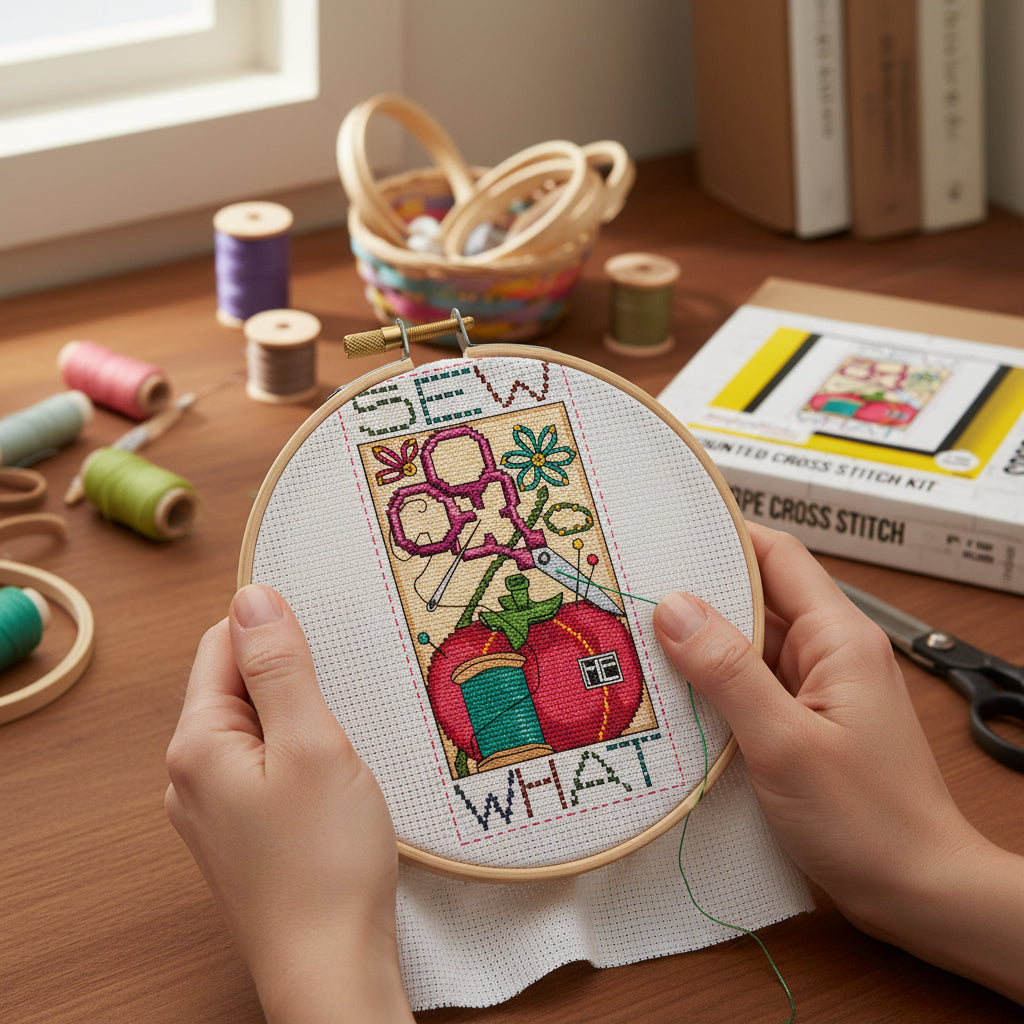 Sew What Cross Stitch Leaflet