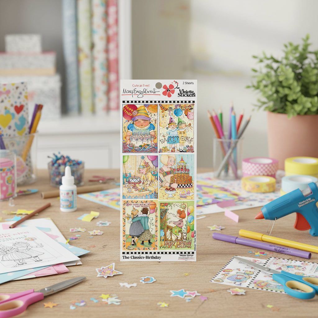 ME Classics Birthday Sticker Sheet