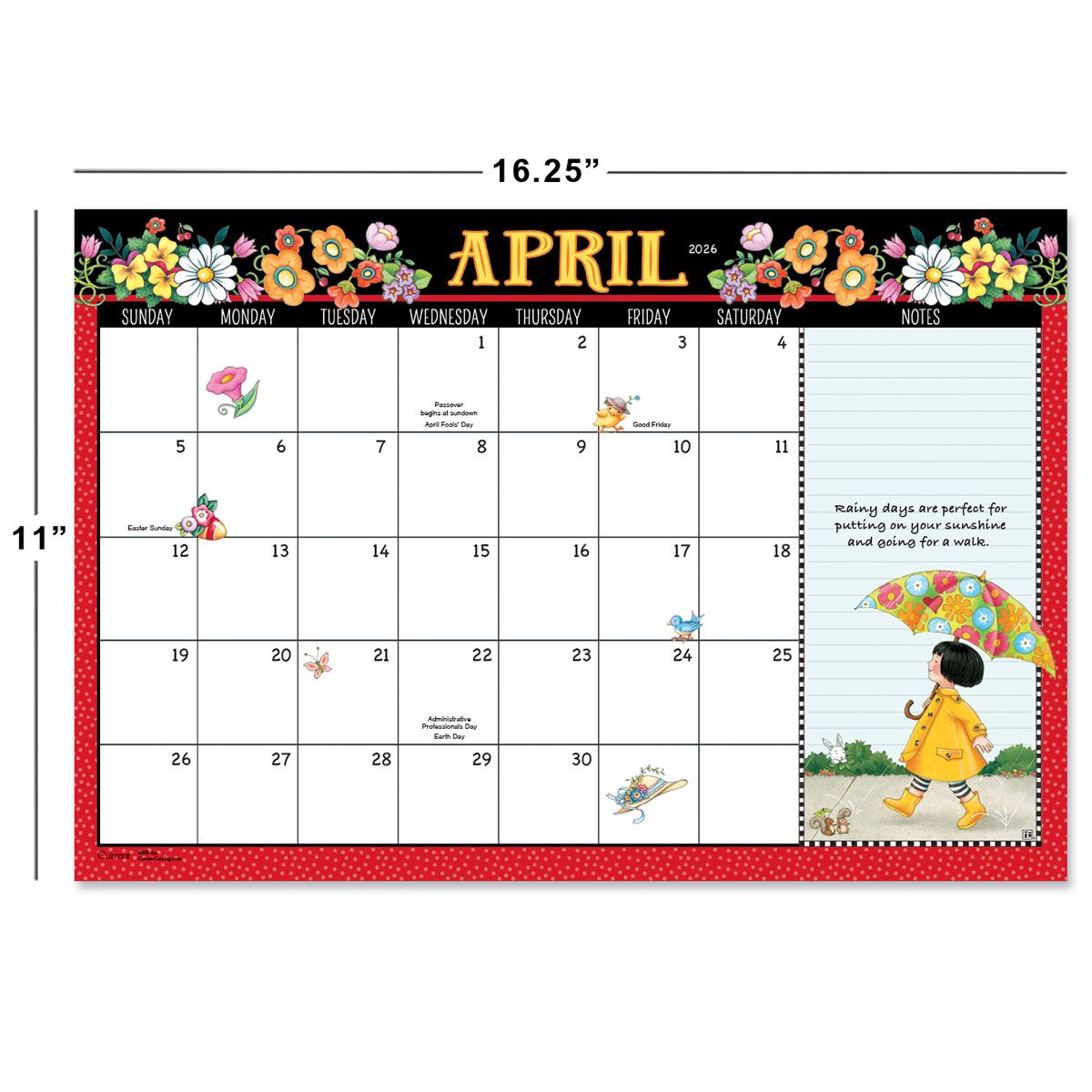 2026 - 2027 ME Calendar Pad