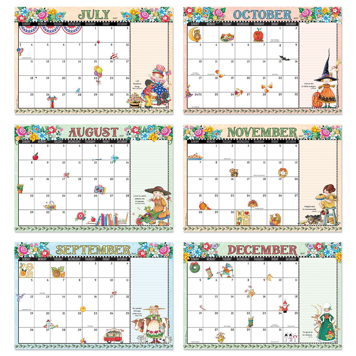 2027-2028 ME Calendar Pad