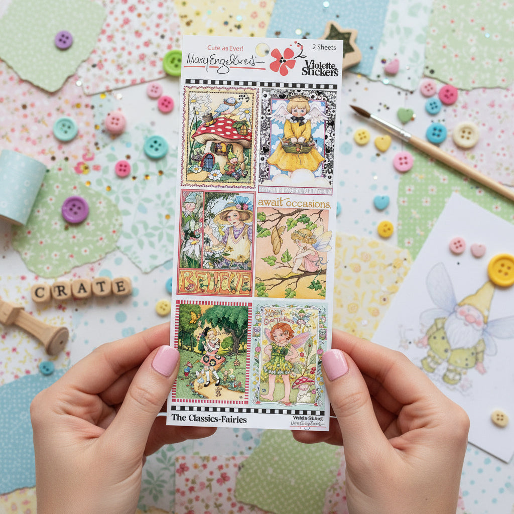 ME Classics Fairies Sticker Sheet