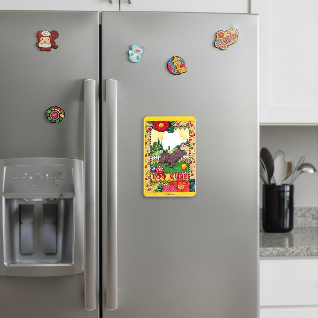 Too Cute Scottie Wooden Magnet