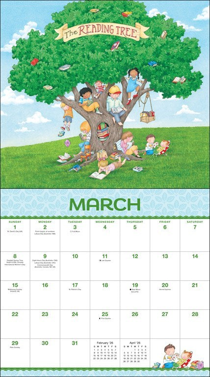 2026 Friendship Is A Sheltering Tree Deluxe Wall Calendar