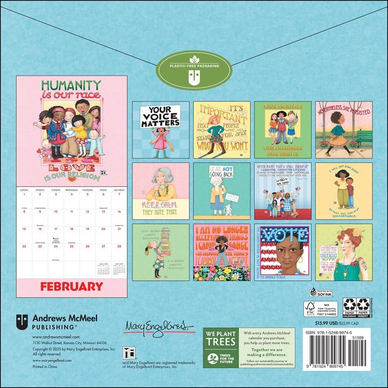2026 Your Voice Matters Wall Calendar