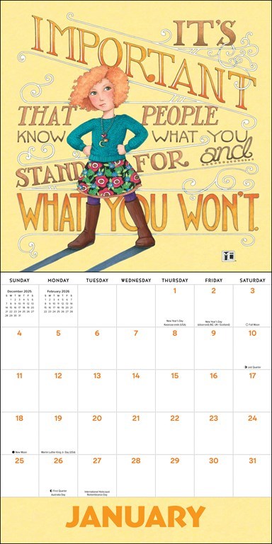 2026 Your Voice Matters Wall Calendar