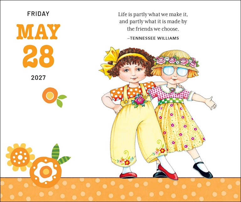 2027 Happiness is a Habit Day to Day Calendar