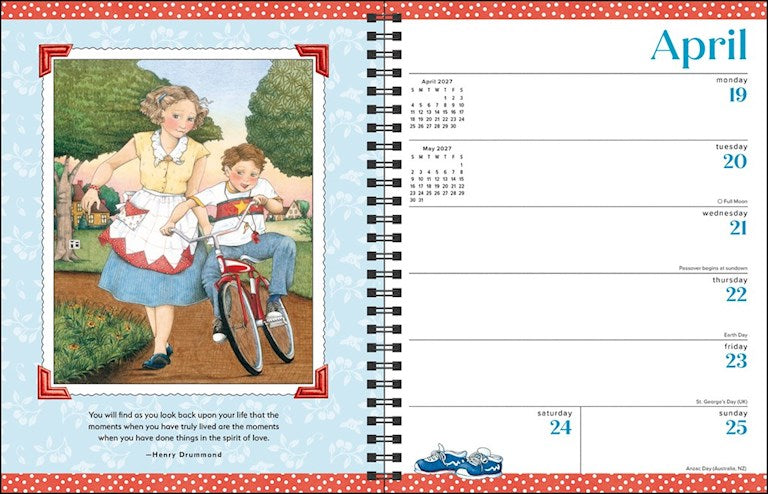 2027 A Moment Here, A Memory There Monthly Weekly Planner