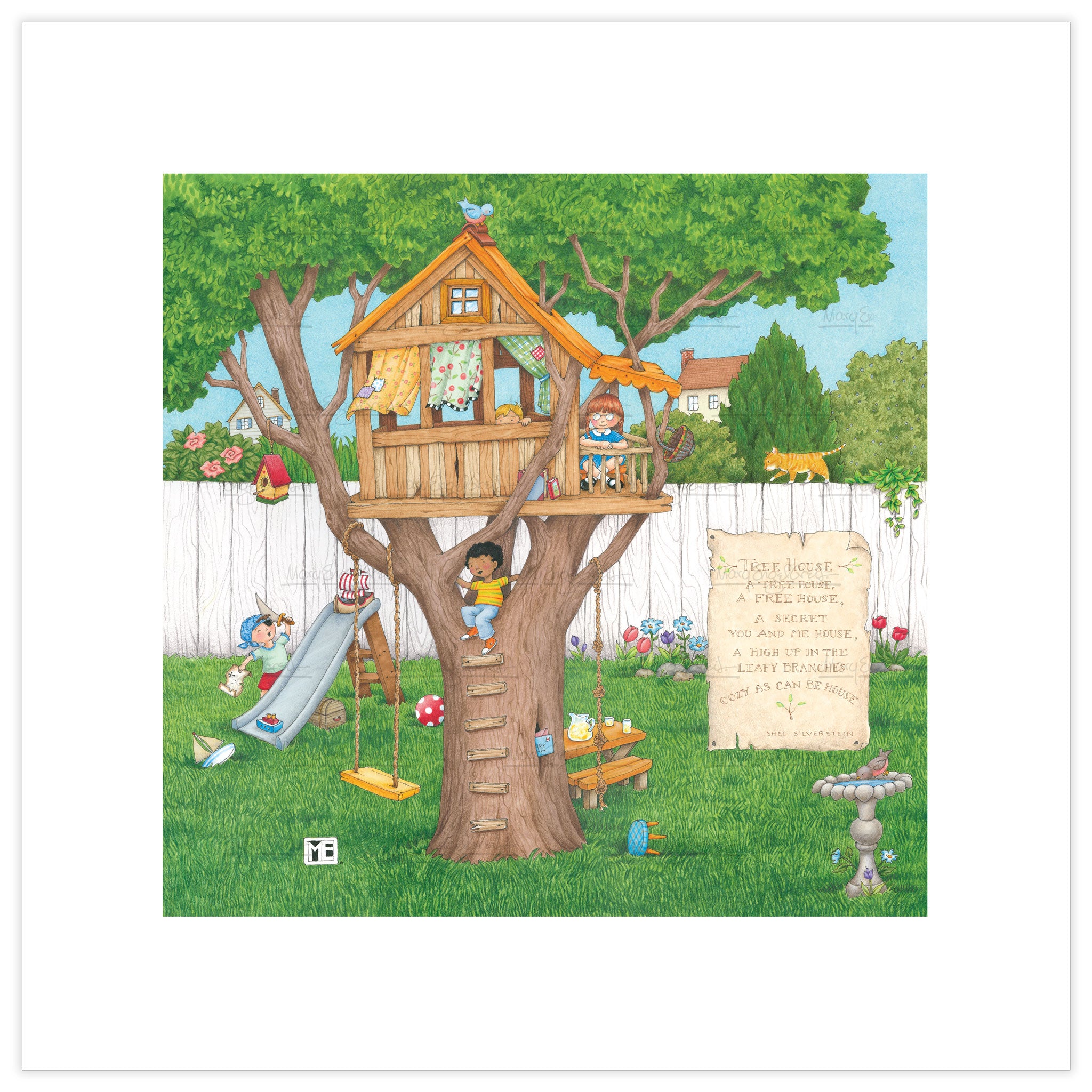 Cozy As Can Be House Fine Art Print