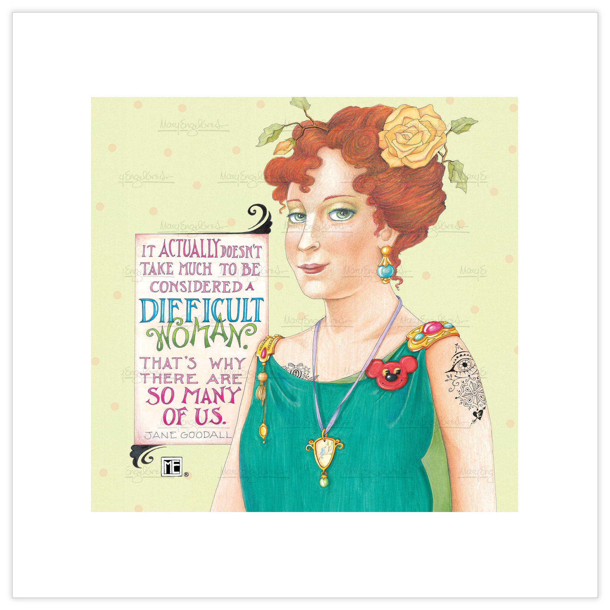 Difficult Woman Fine Art Print