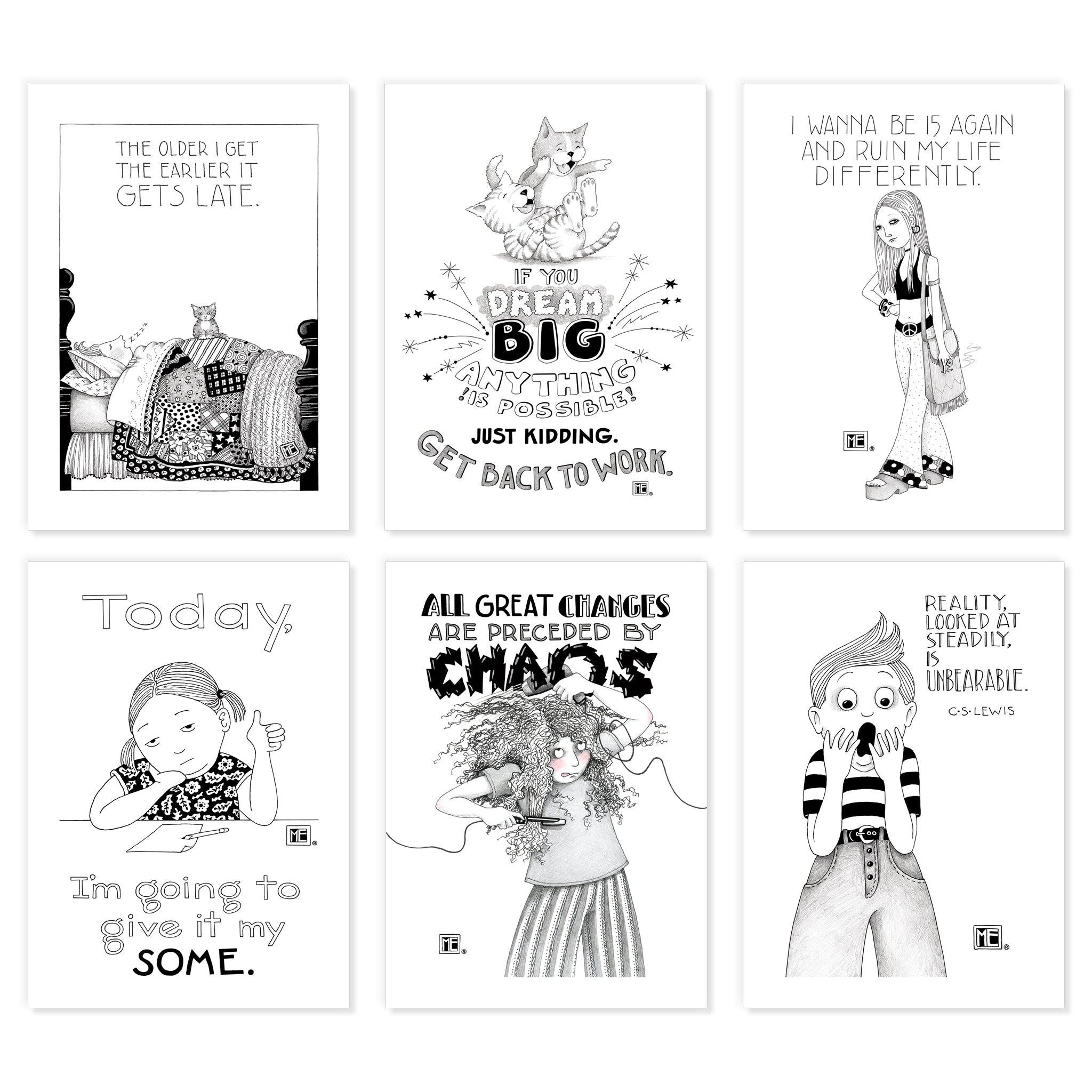 Delightfully Defiant Postcards