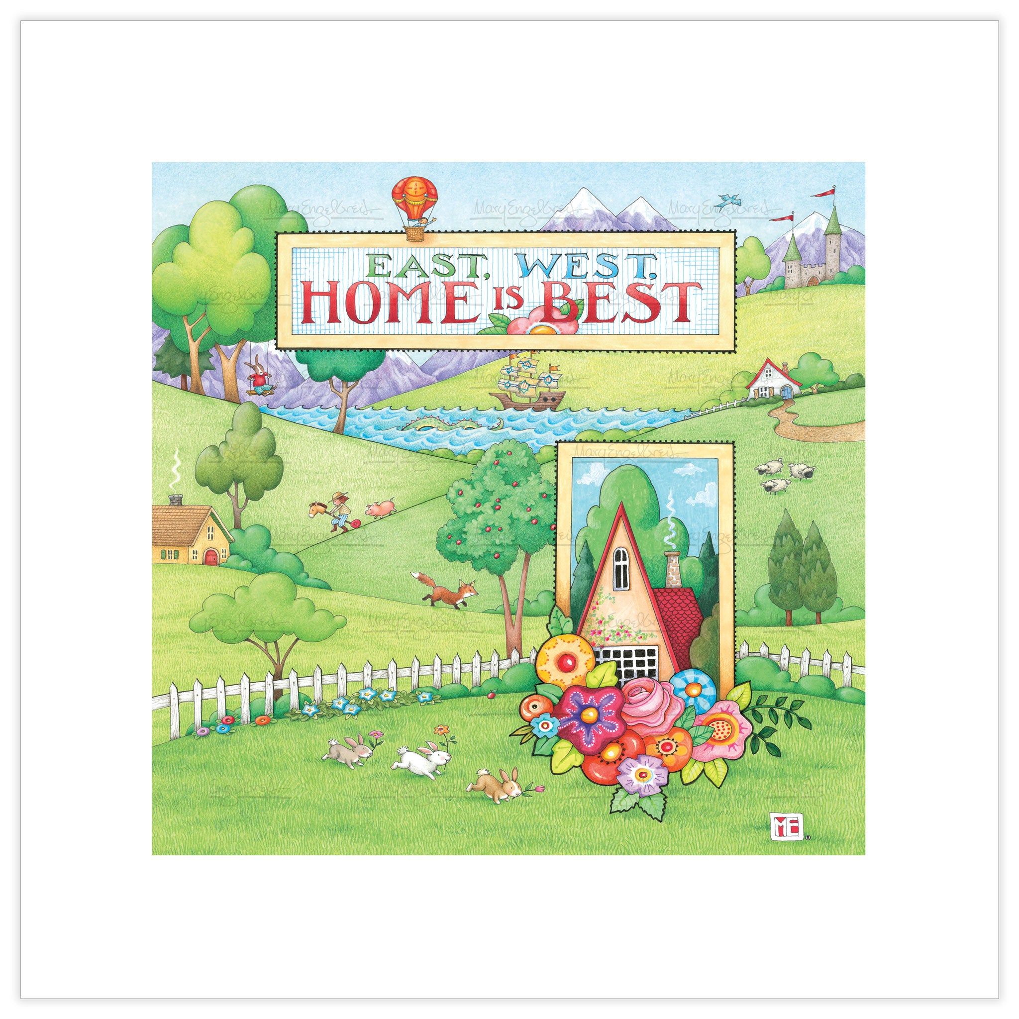 East West Home Fine Art Print