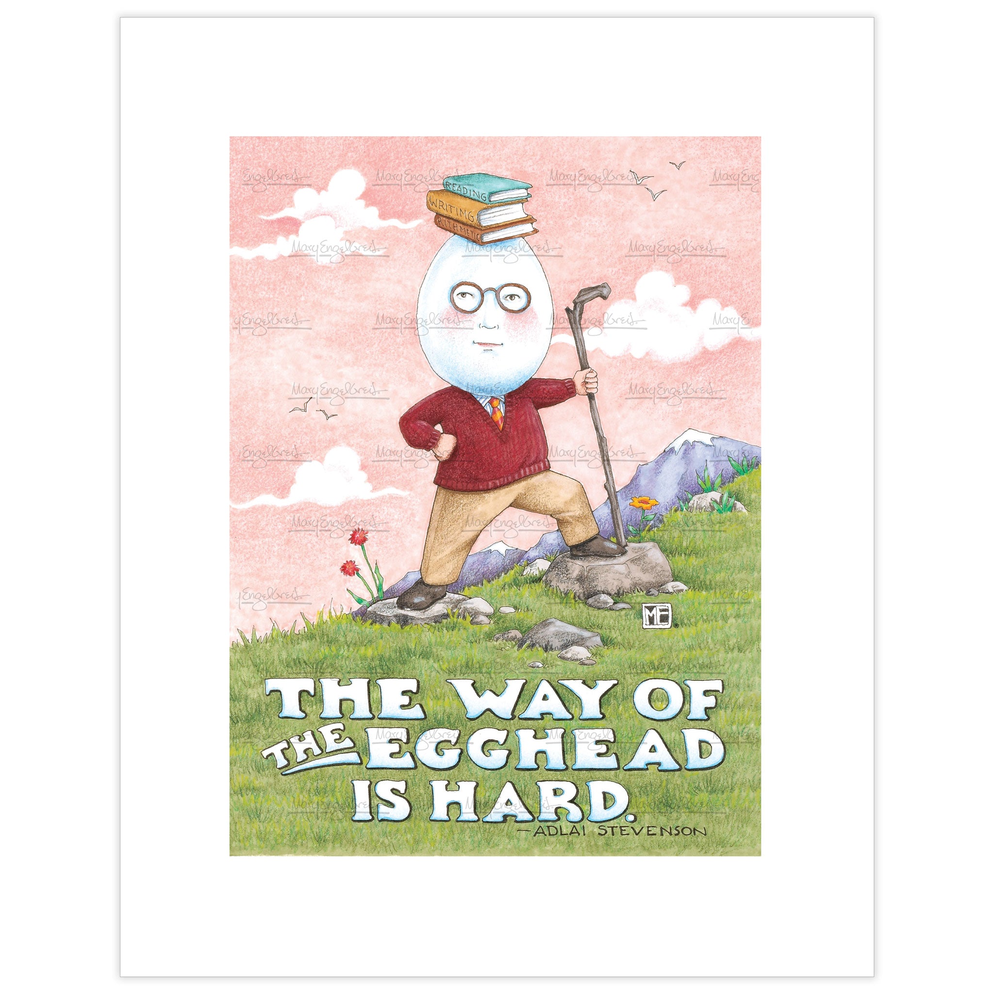 Egghead Fine Art Print
