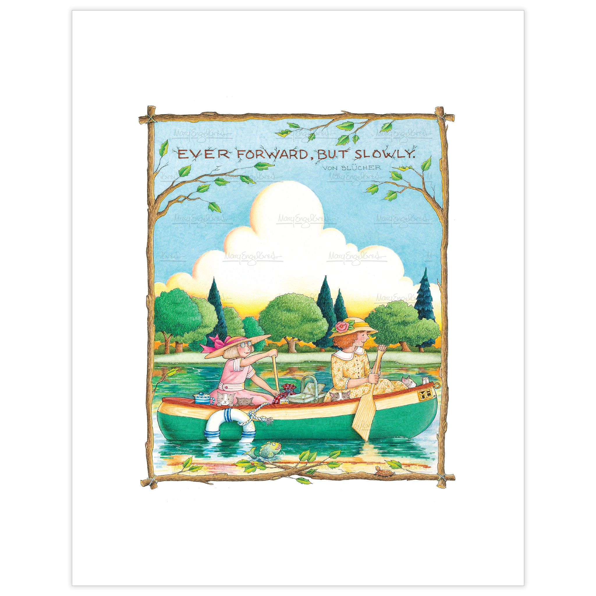 Ever Forward, But Slowly Fine Art Print