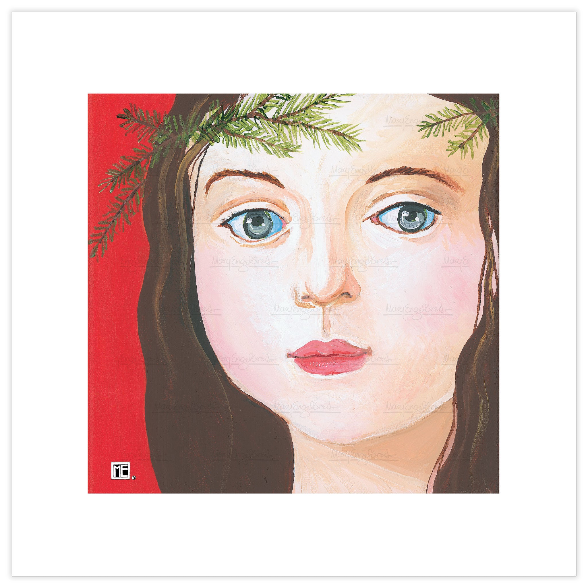 Fair Skinned Girl Fine Art Print