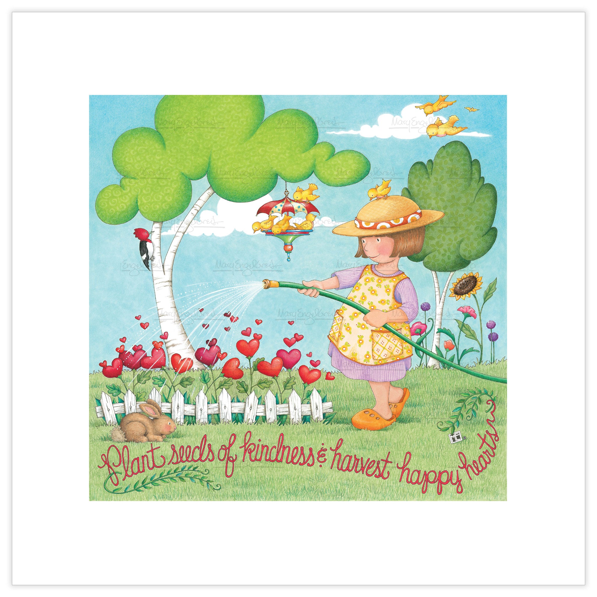 Harvest Happy Hearts Fine Art Print
