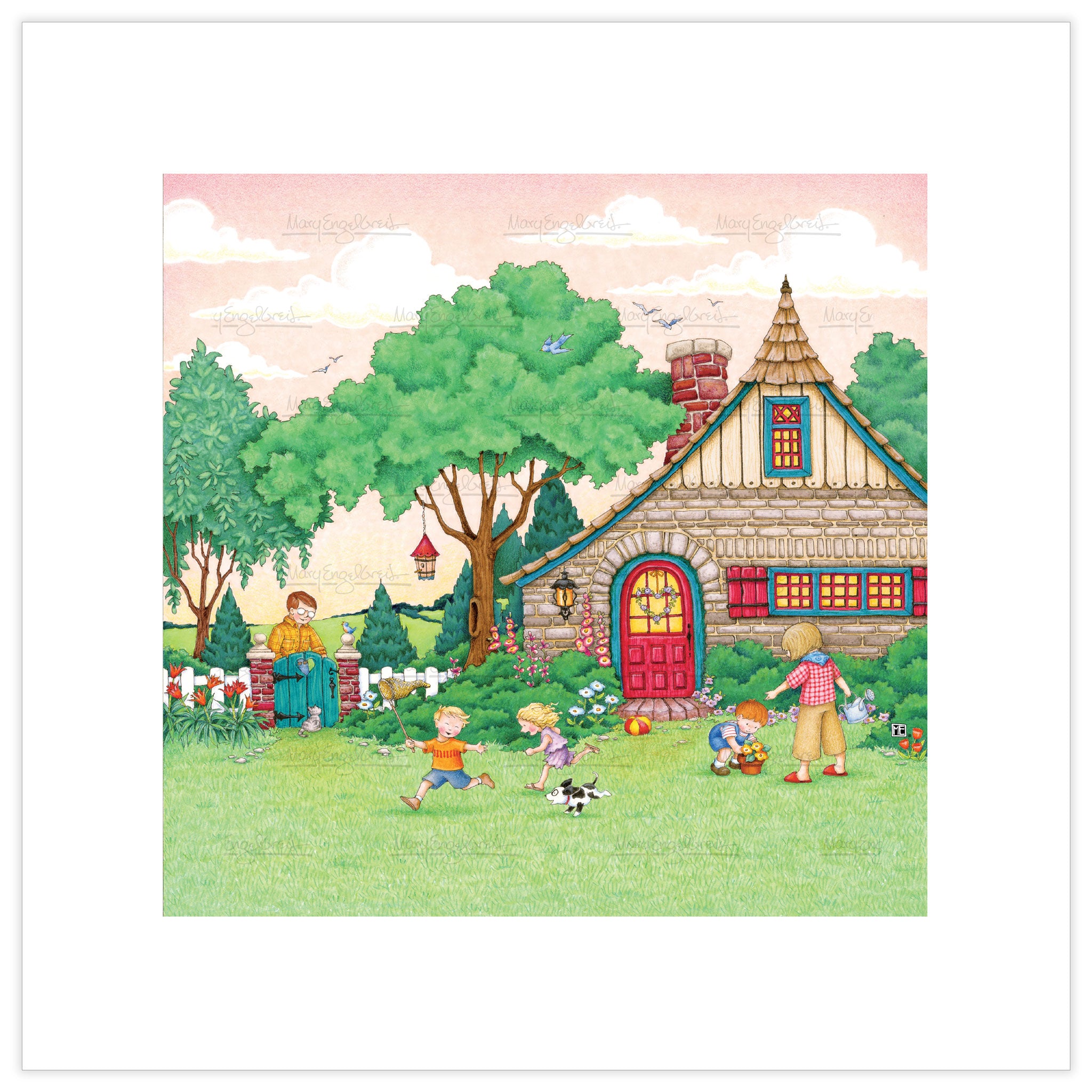 Home and Family Fine Art Print