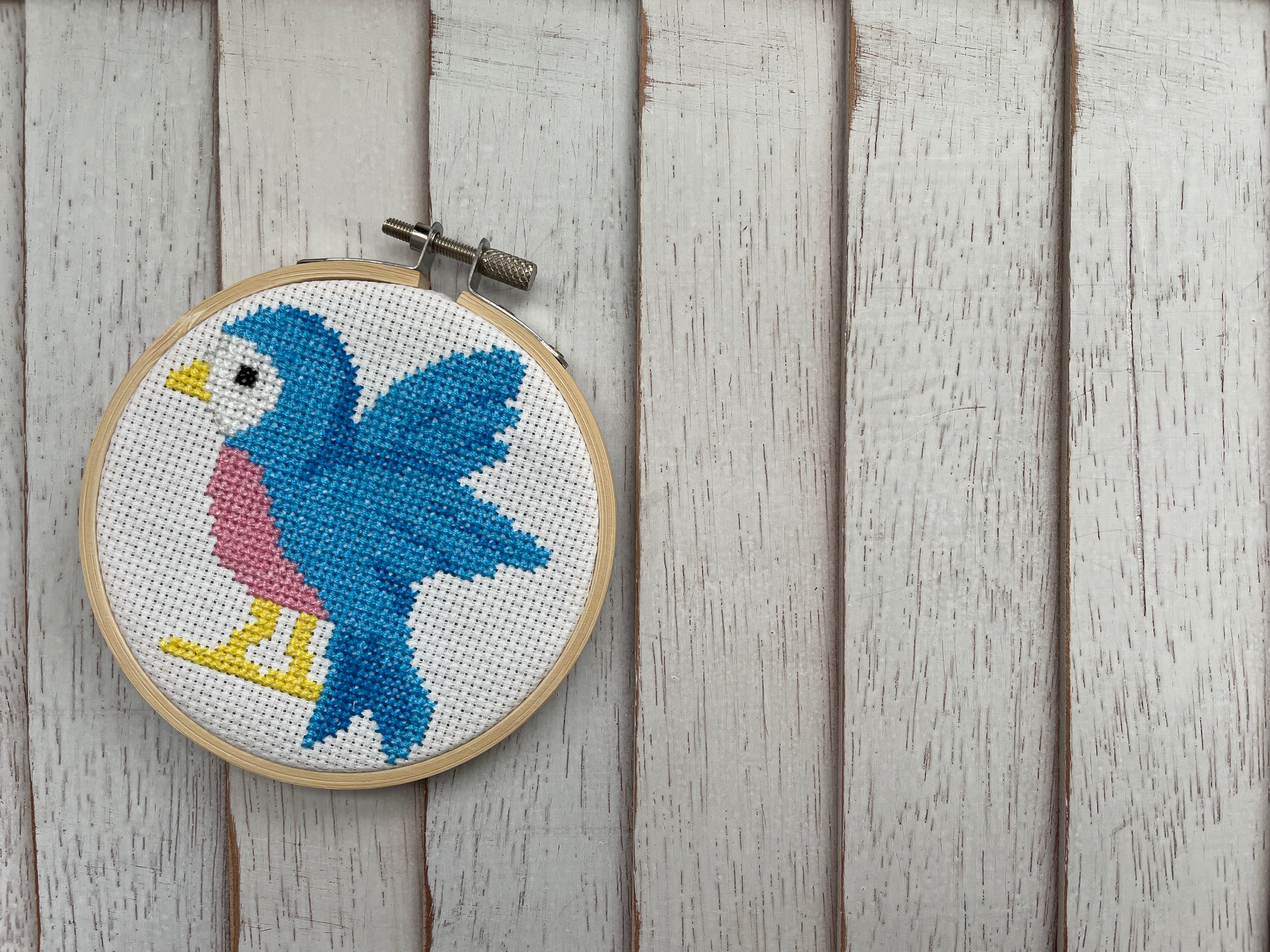 Blue Bird Cross Stitch Leaflet