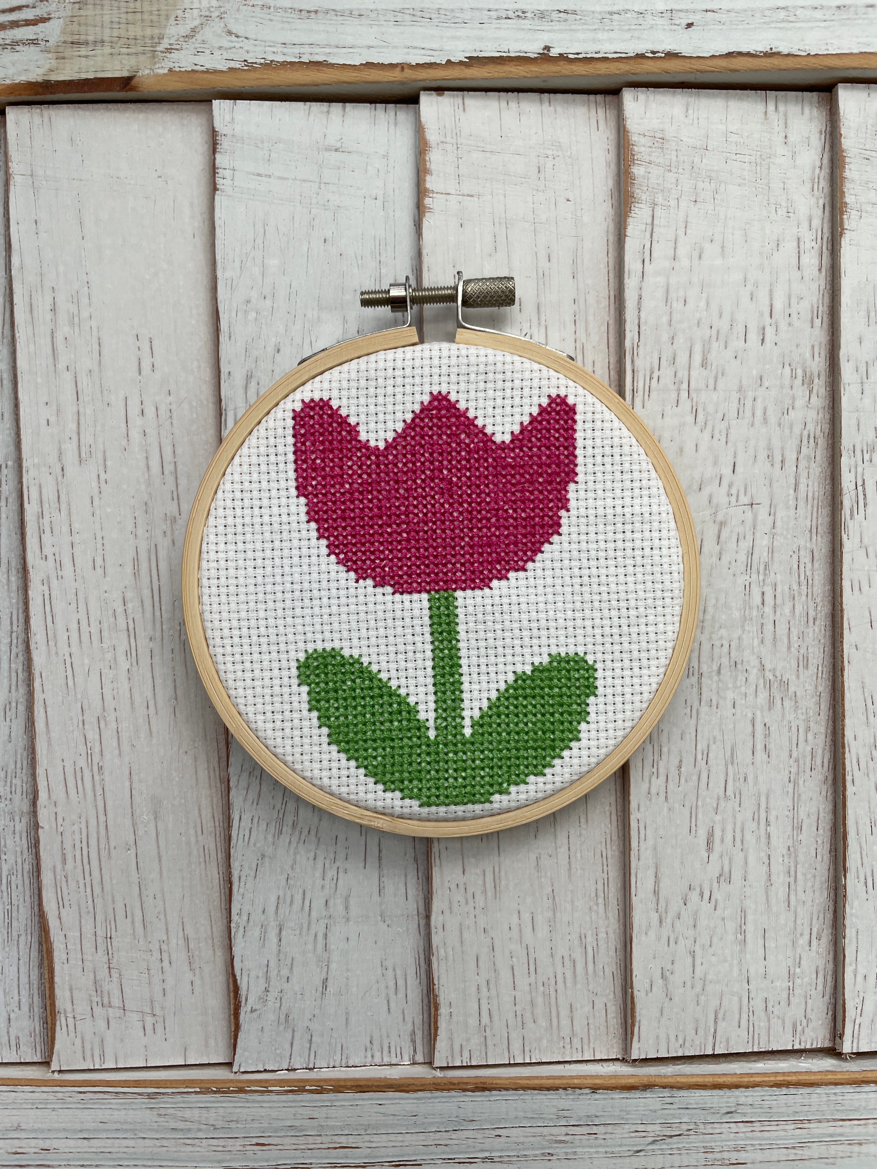 Tulip Cross Stitch Leaflet