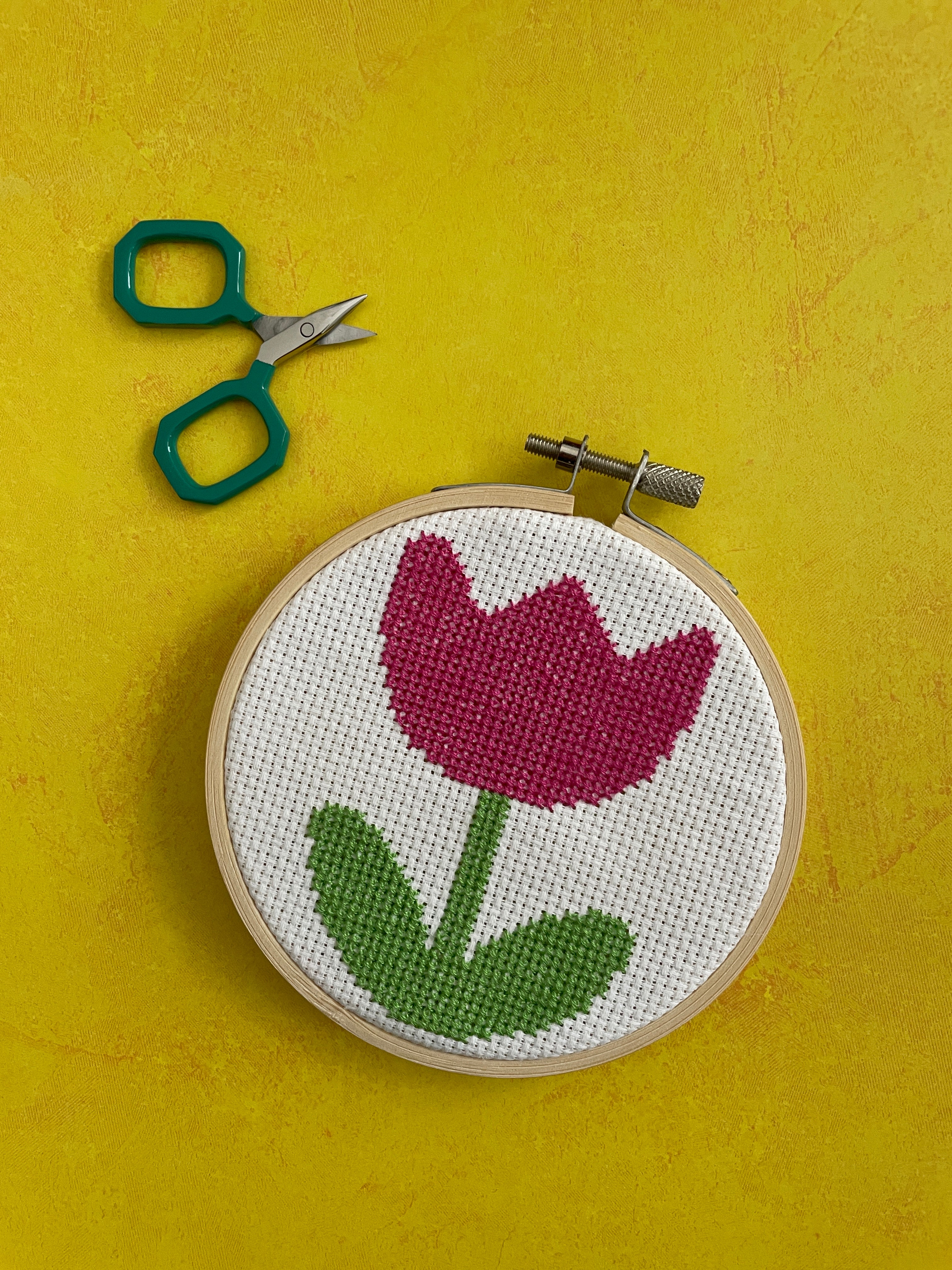 Tulip Cross Stitch Leaflet