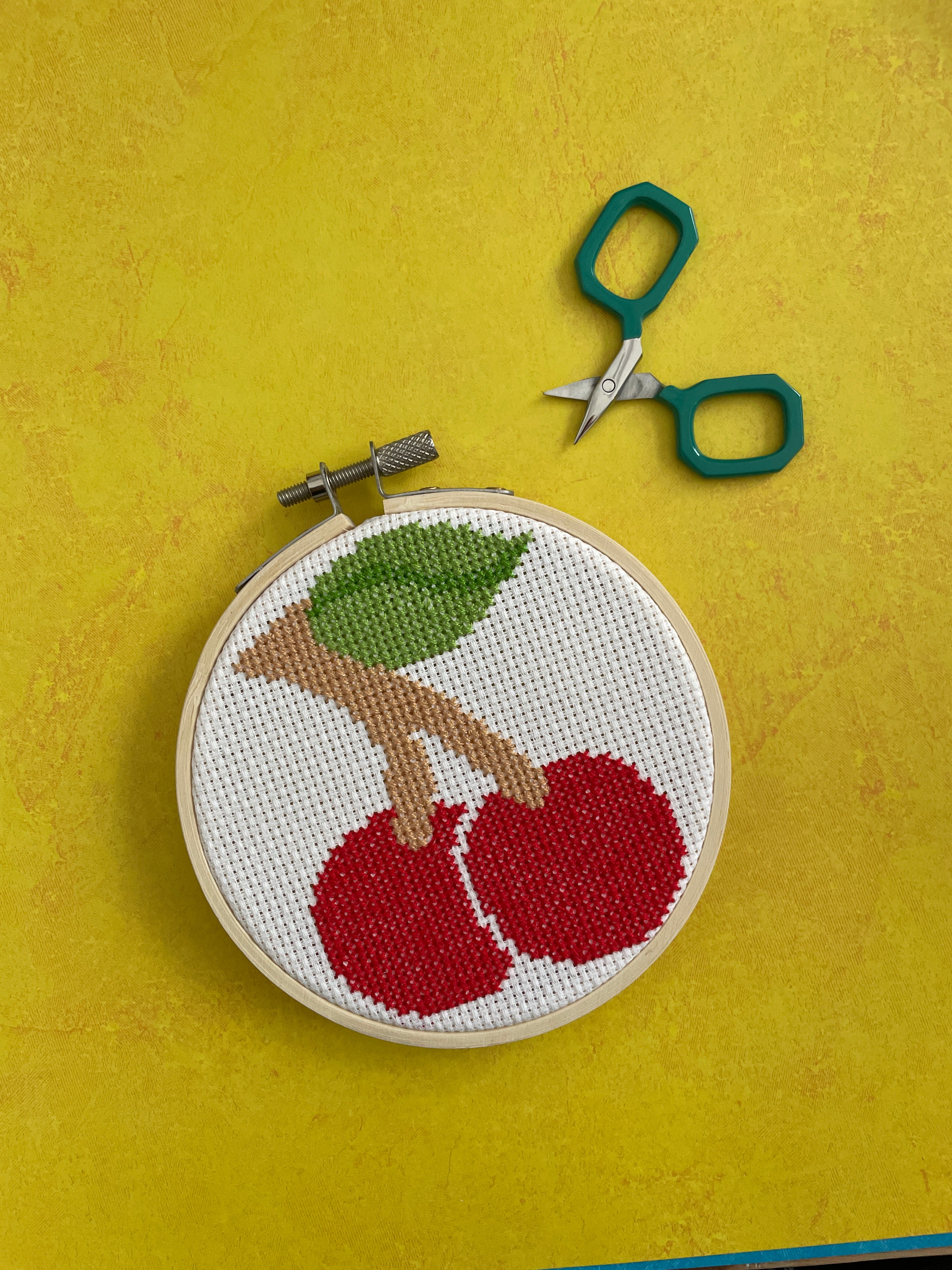 Cherries Cross Stitch Leaflet