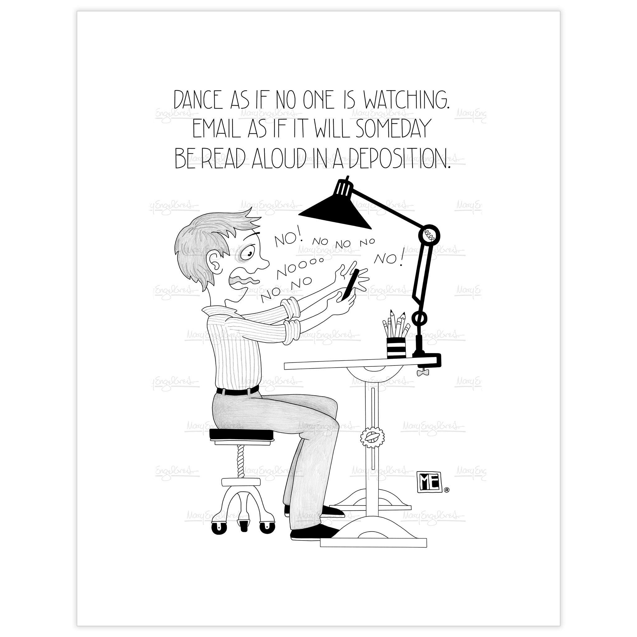 Just Some Friendly Advice Fine Art Print