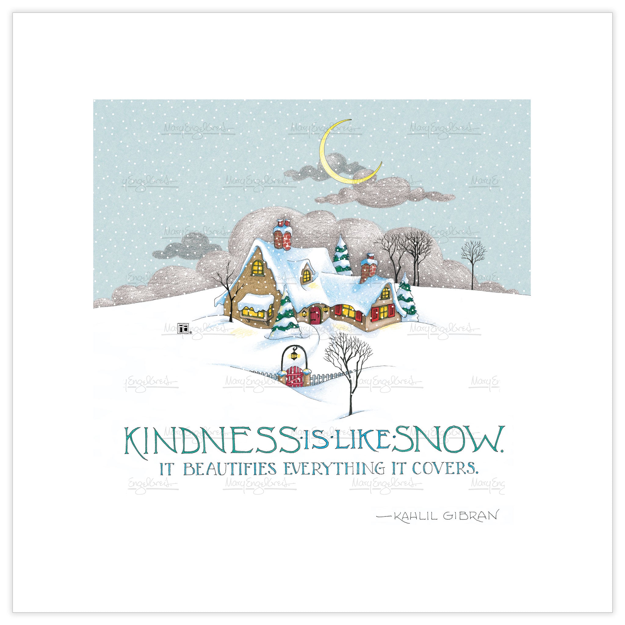 Kindness Snow Fine Art Print