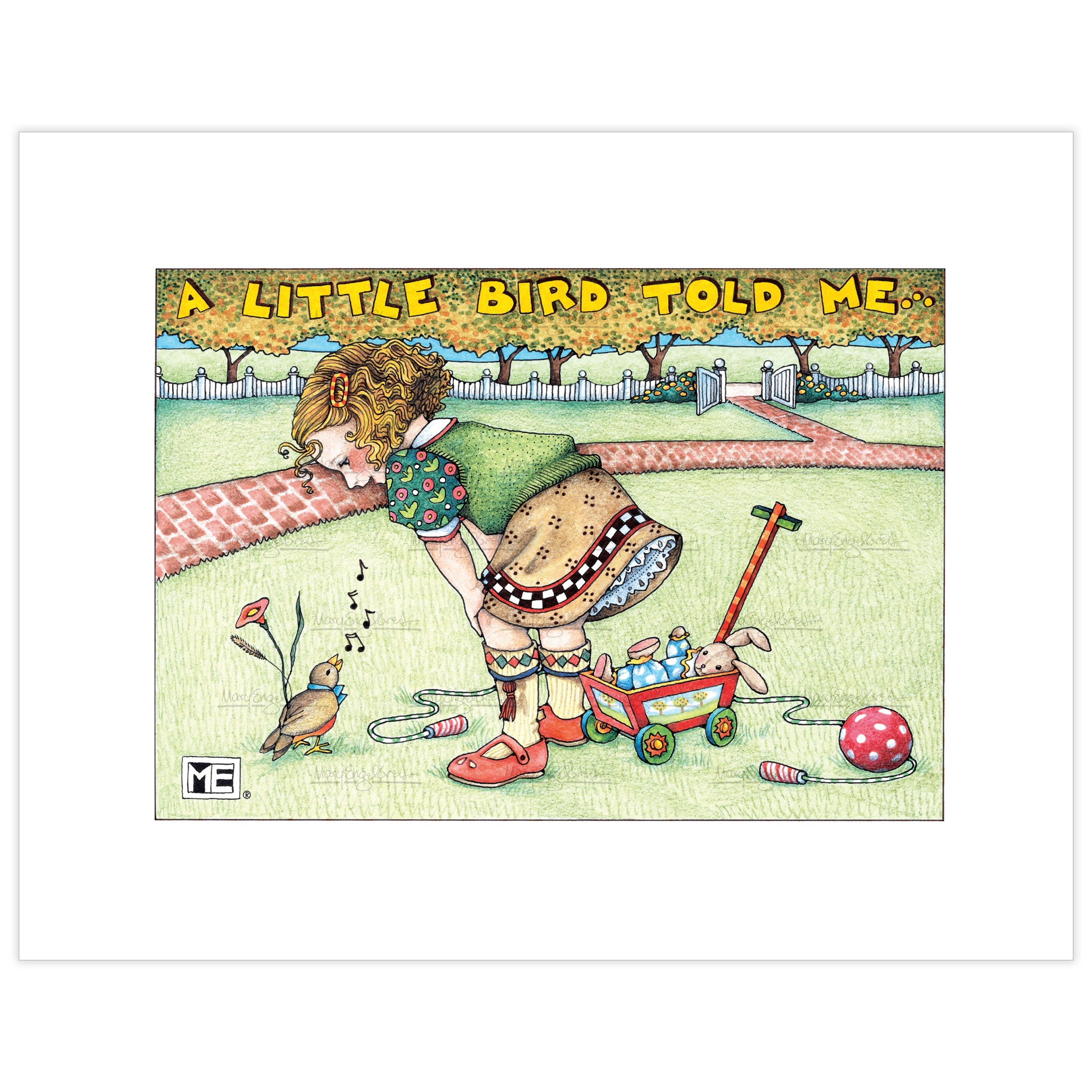 Little Bird Told Me Fine Art Print