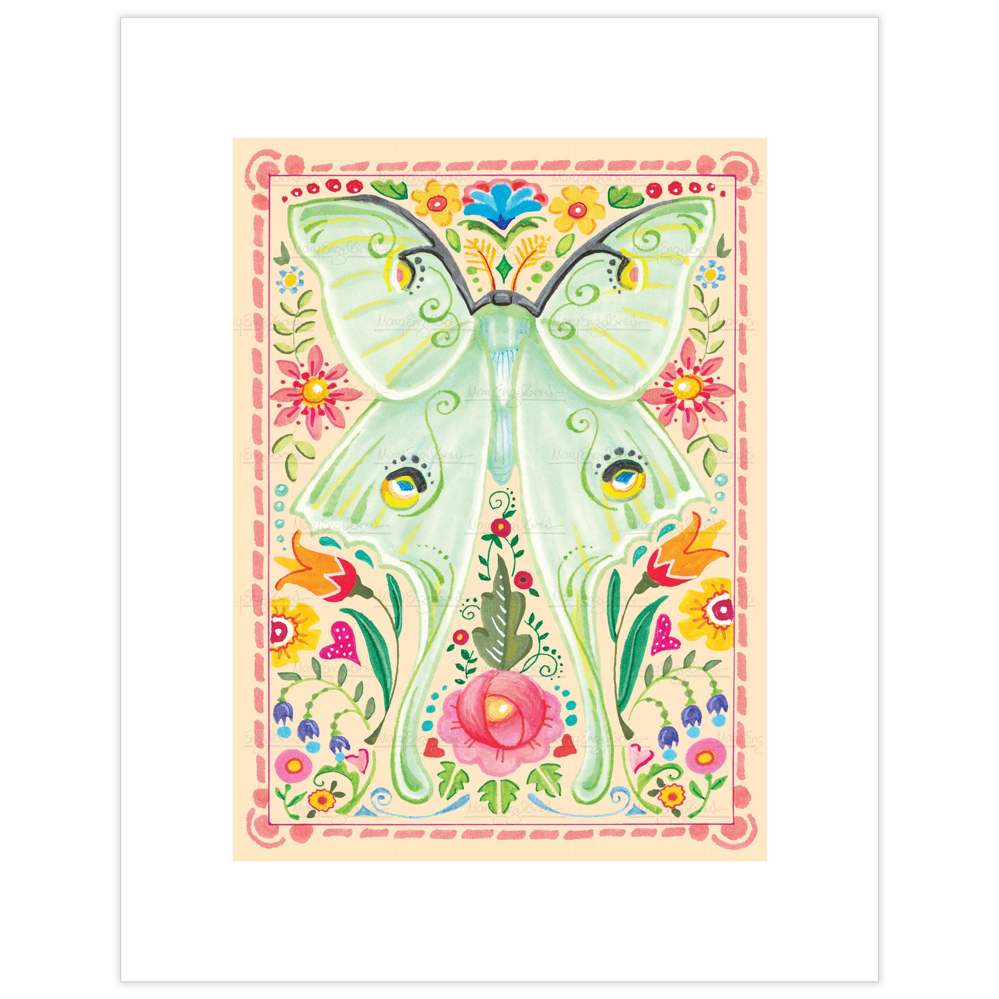 Lunar Moth Fine Art Print