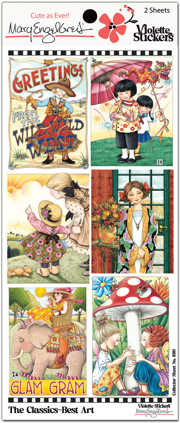 ME Classics Best Art Sticker Sheet