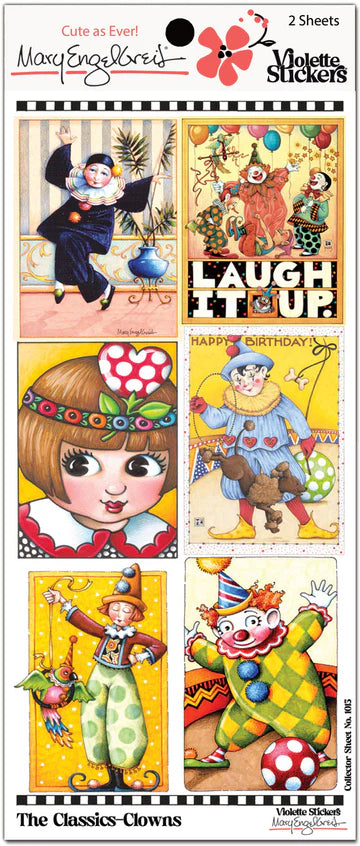 ME Classics Clowns Sticker Sheet